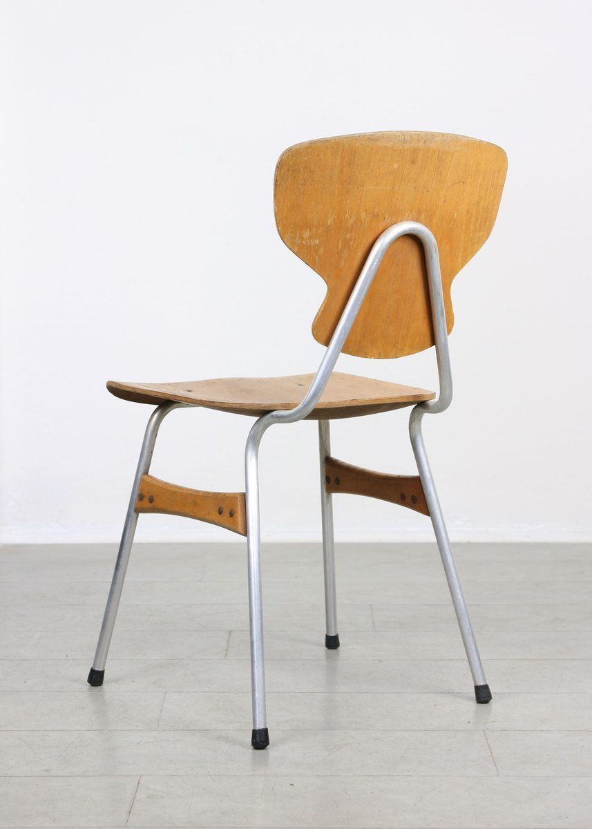 Mid Century Plywood Desk Chairs By Niko Kralj For Stol Kamnik, Set Of 2 photo vintage