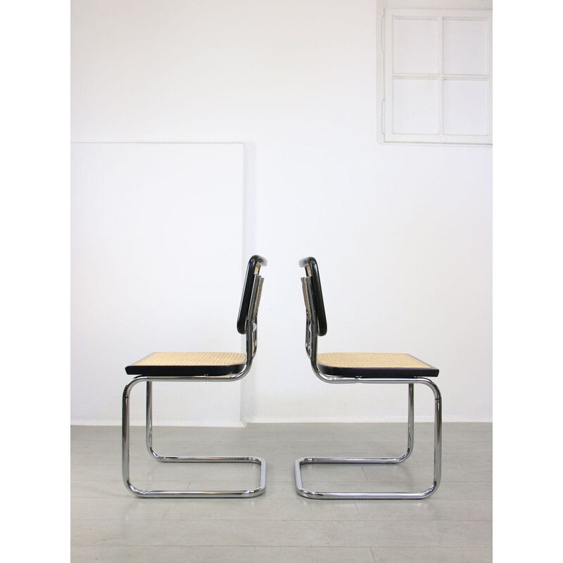 Vintage Black B32 Cesca Chair By Marcel Breuer, 1990s photo 700.0