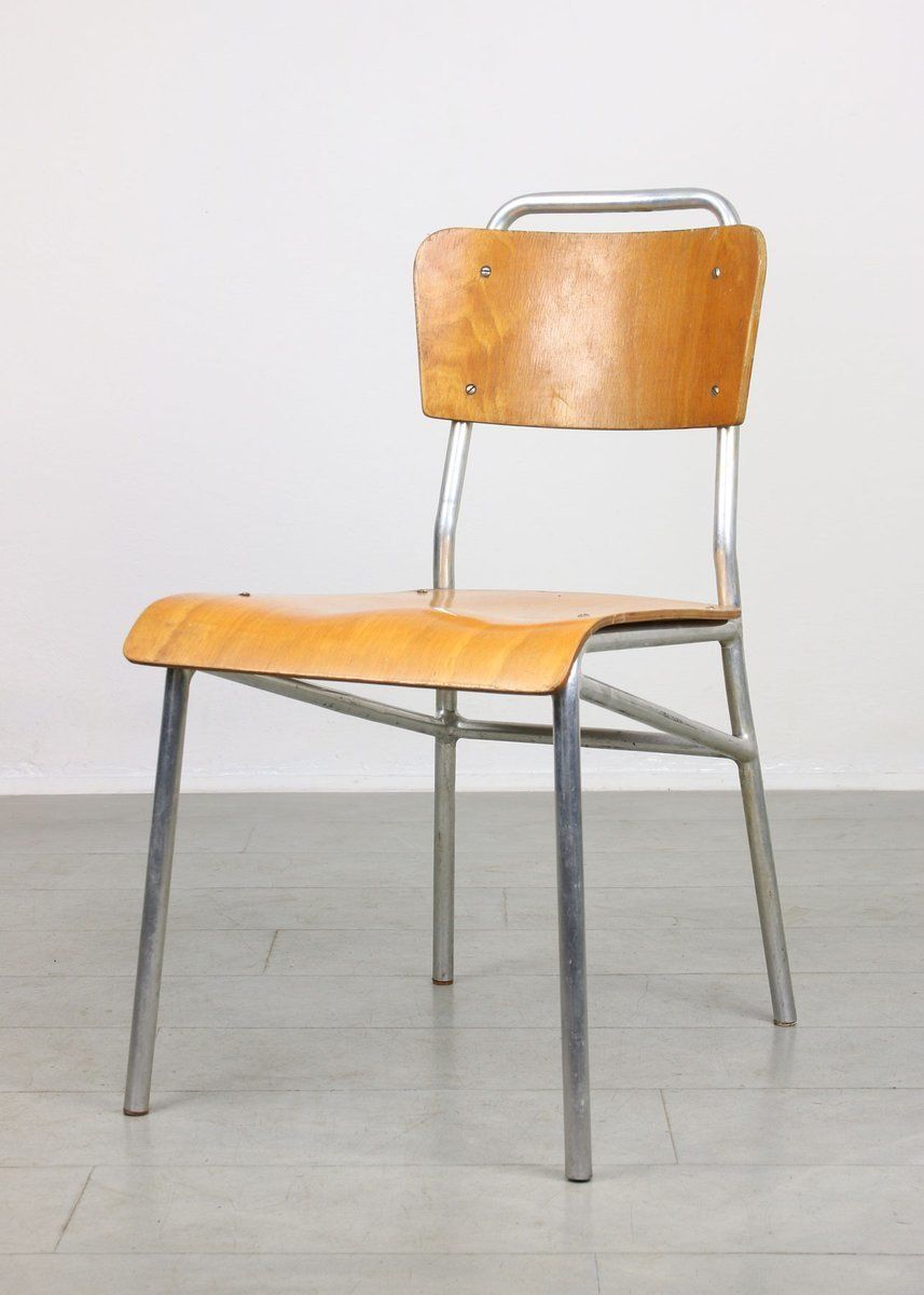 photo buy Mid Century Plywood & Aluminum Desk Chairs