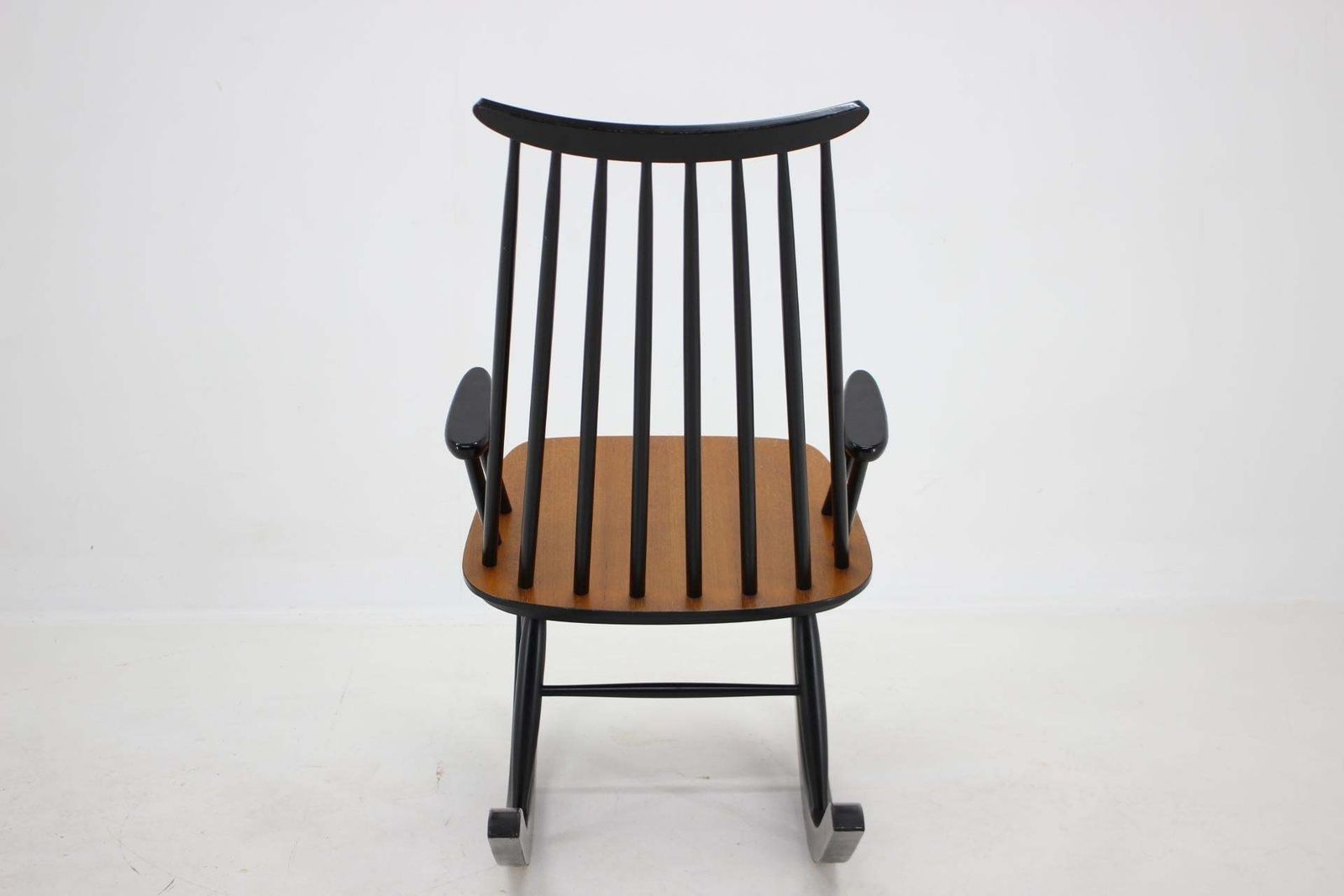 1960s Varjosen Puunjalostus Beech Rocking Chair, Finland photo buy