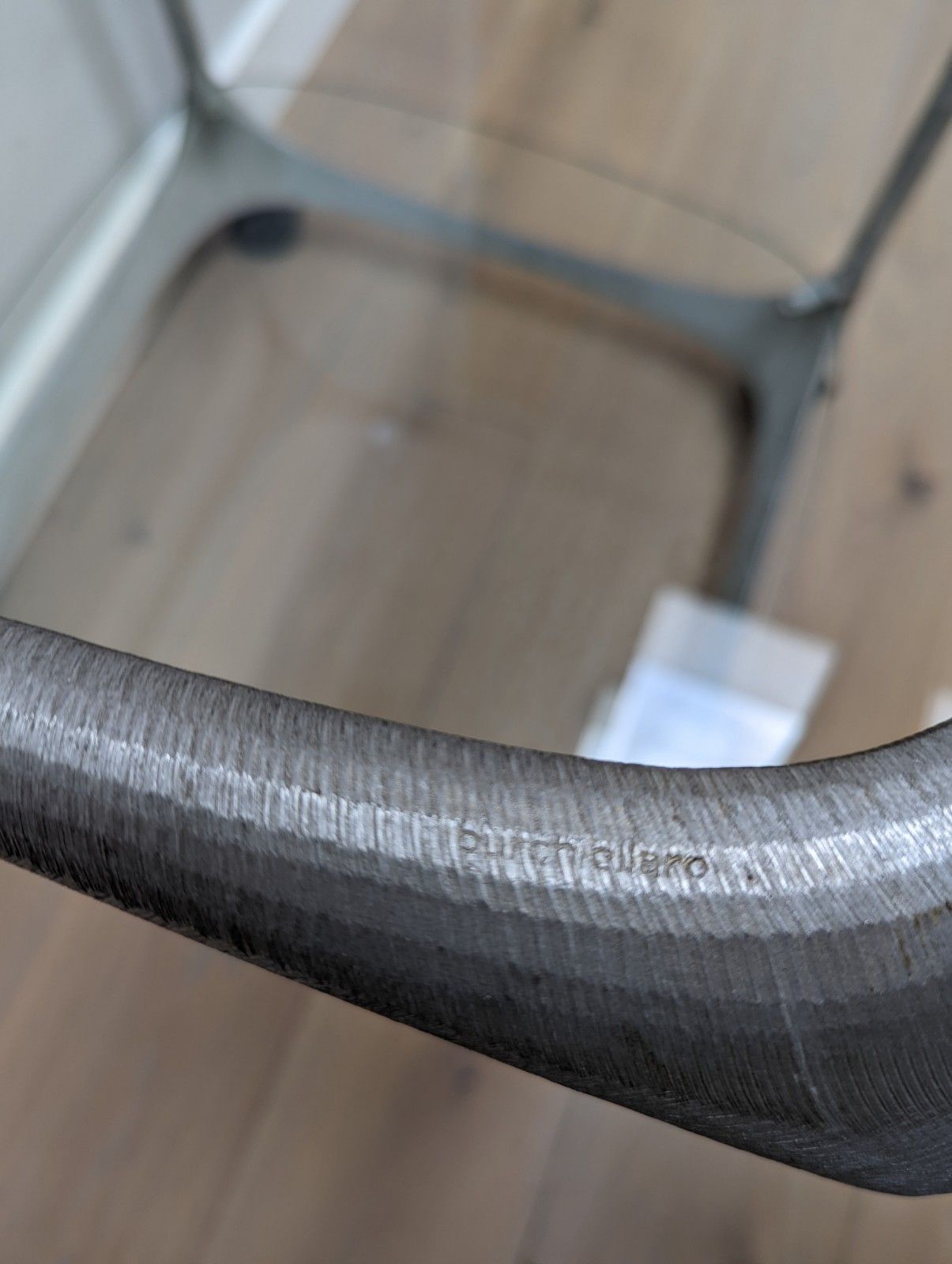 photo for sale Mid Century Side Table By Lorenzo Burchiellaro In Aluminium With Glass Shelves