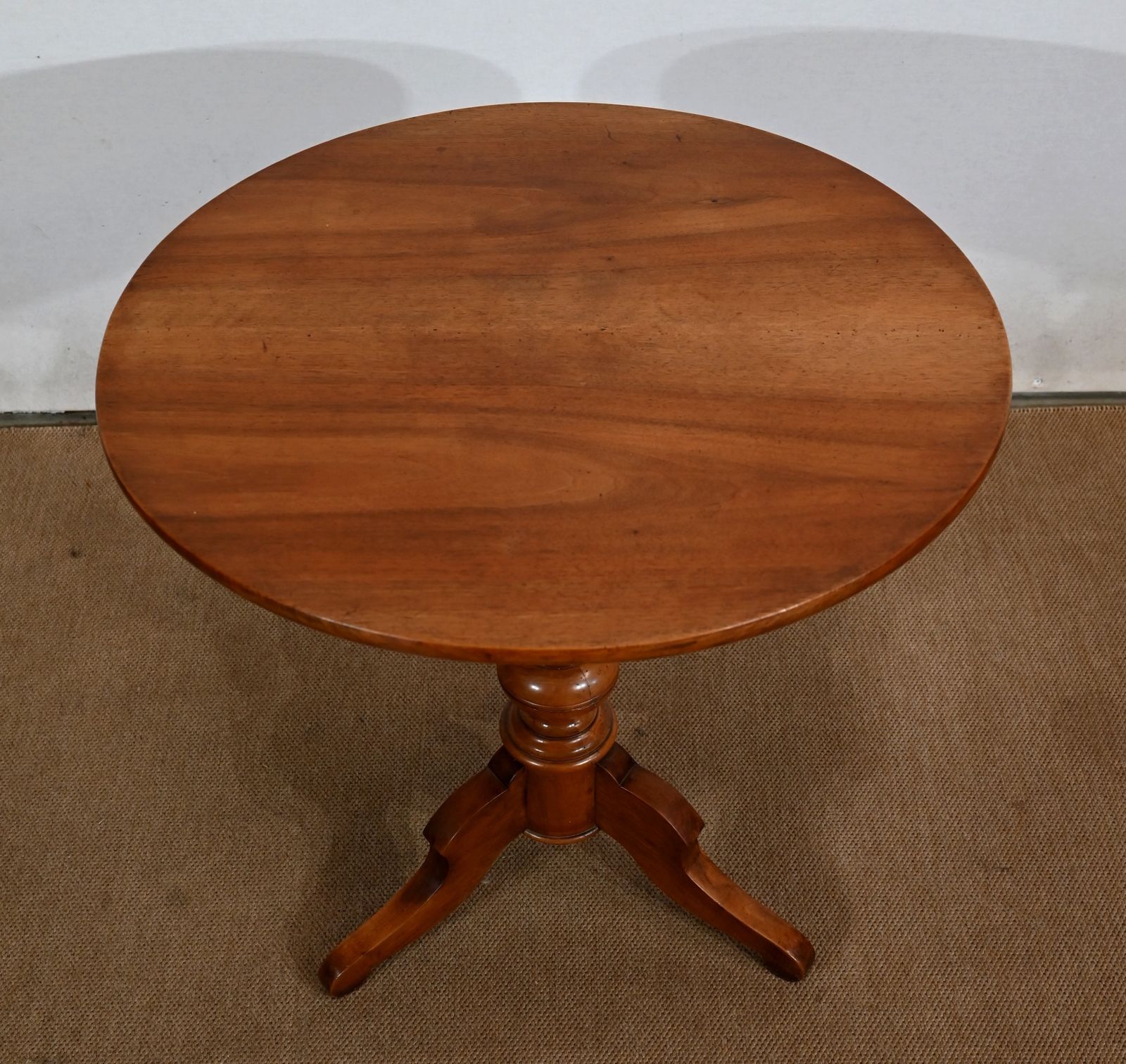 Pedestal Table In Solid Walnut, Louis Philippe Style   2nd Half Of The 19th Century photo 1699.5
