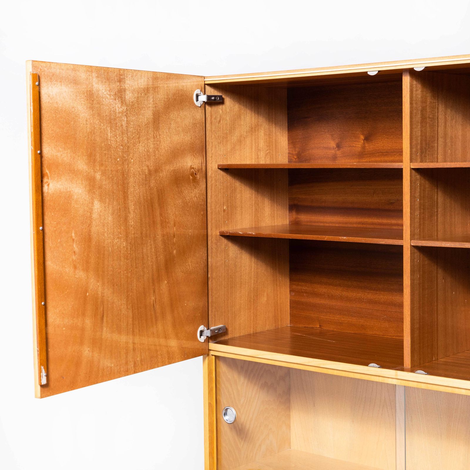 photo buy 1960’s Four Door Birch Two Tone Cabinet – Nabytek Czech