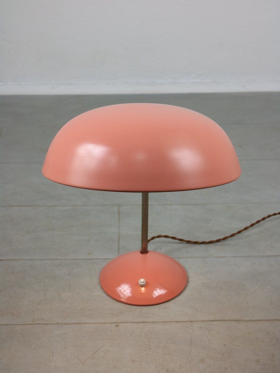 Bauhaus Salmon Table Lamp, 1930s photo vinterior