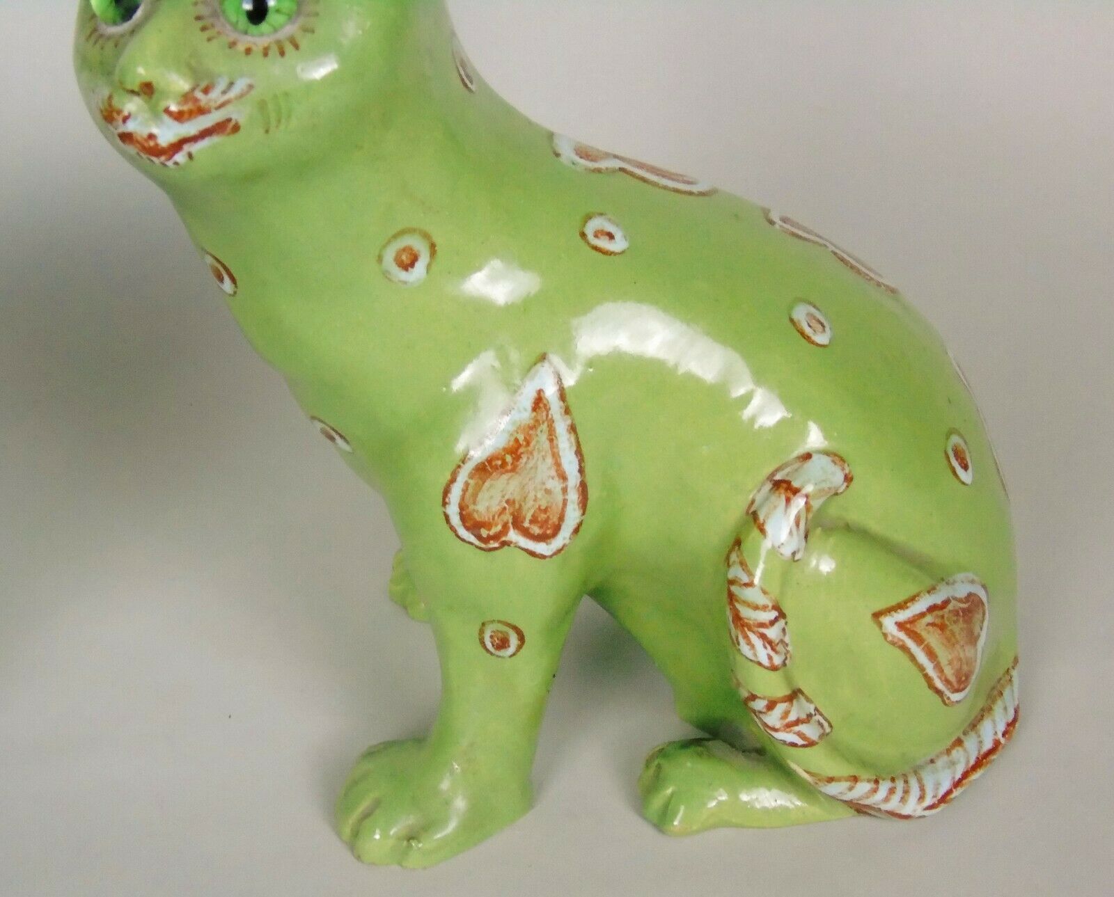 Good Pair Of 19th Century Mosanic Galle Style Cats photo 645.0