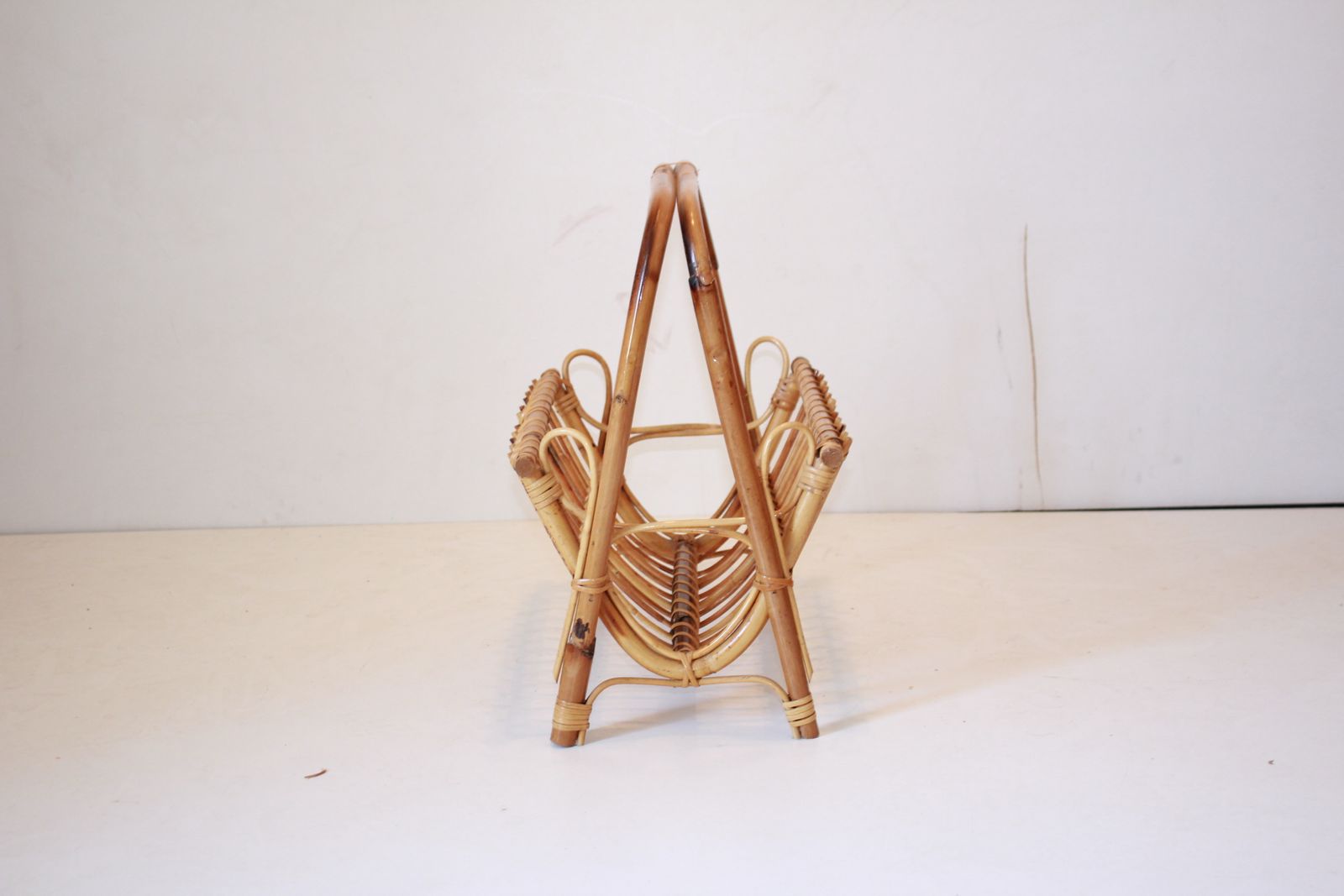 1960s Bamboo Magazine Rack, Franco Albini 1960's photo furniture