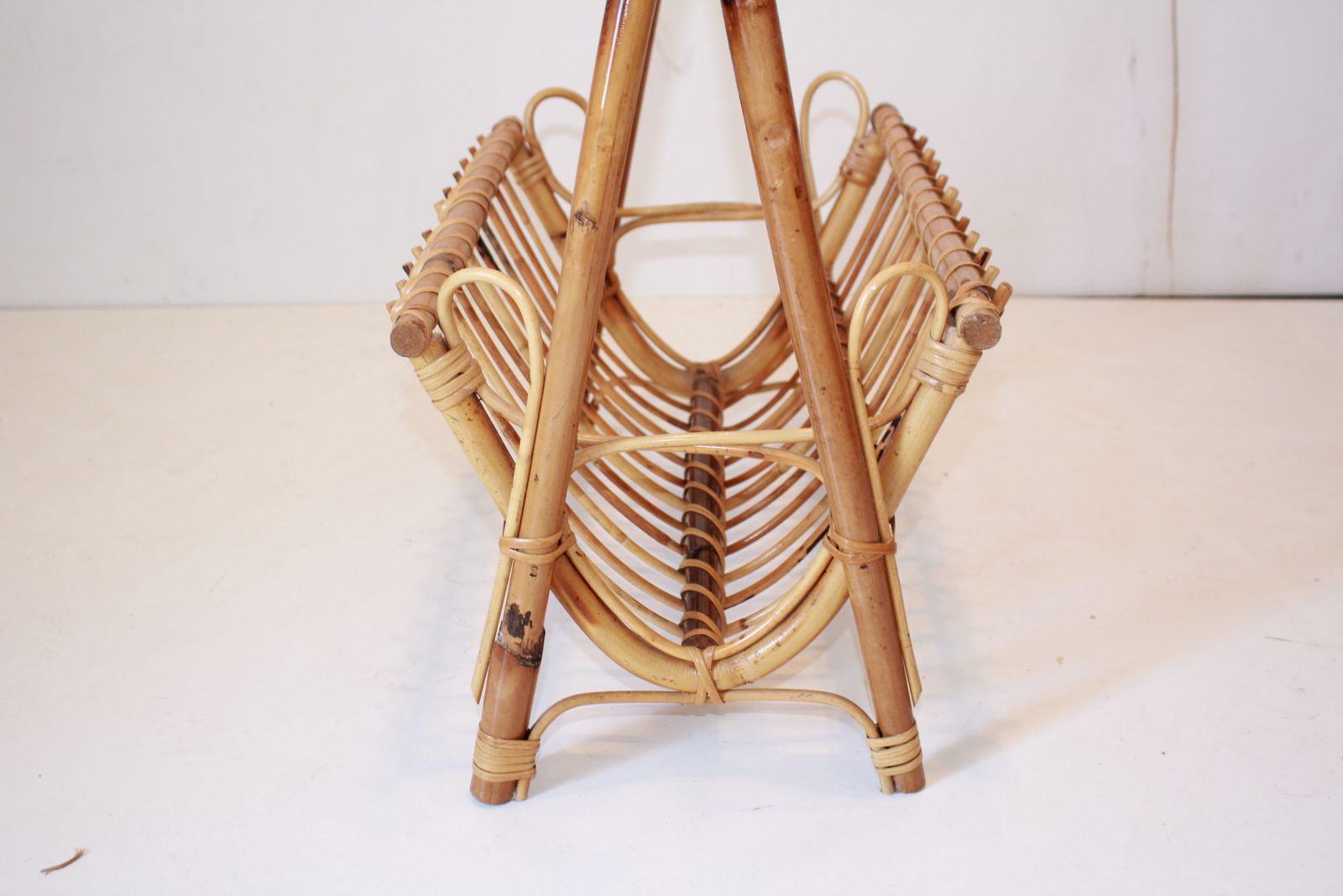 1960s Bamboo Magazine Rack, Franco Albini 1960's photo Home Decor