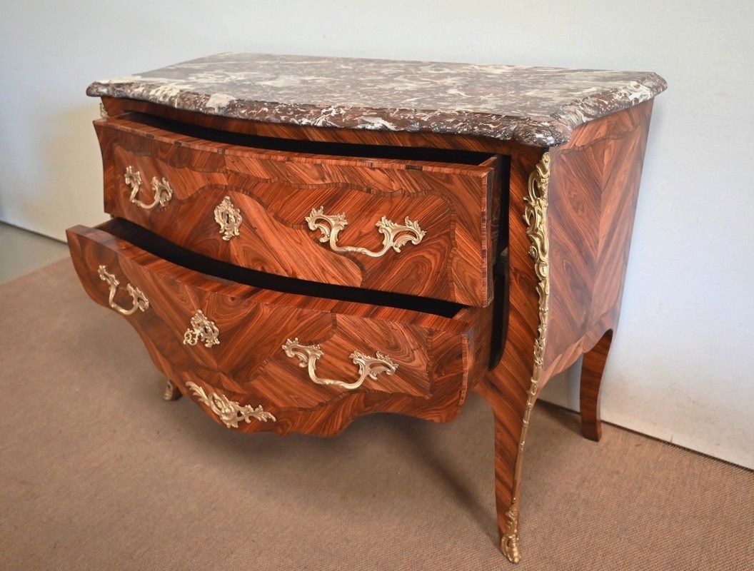 Chest Of Drawers, Louis XV Style   2nd Half Of The 19th Century photo Furniture