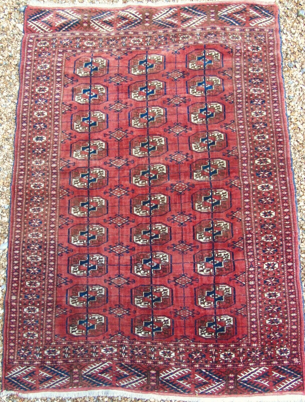 Antique Tekke Turkman Carpet, 1910s