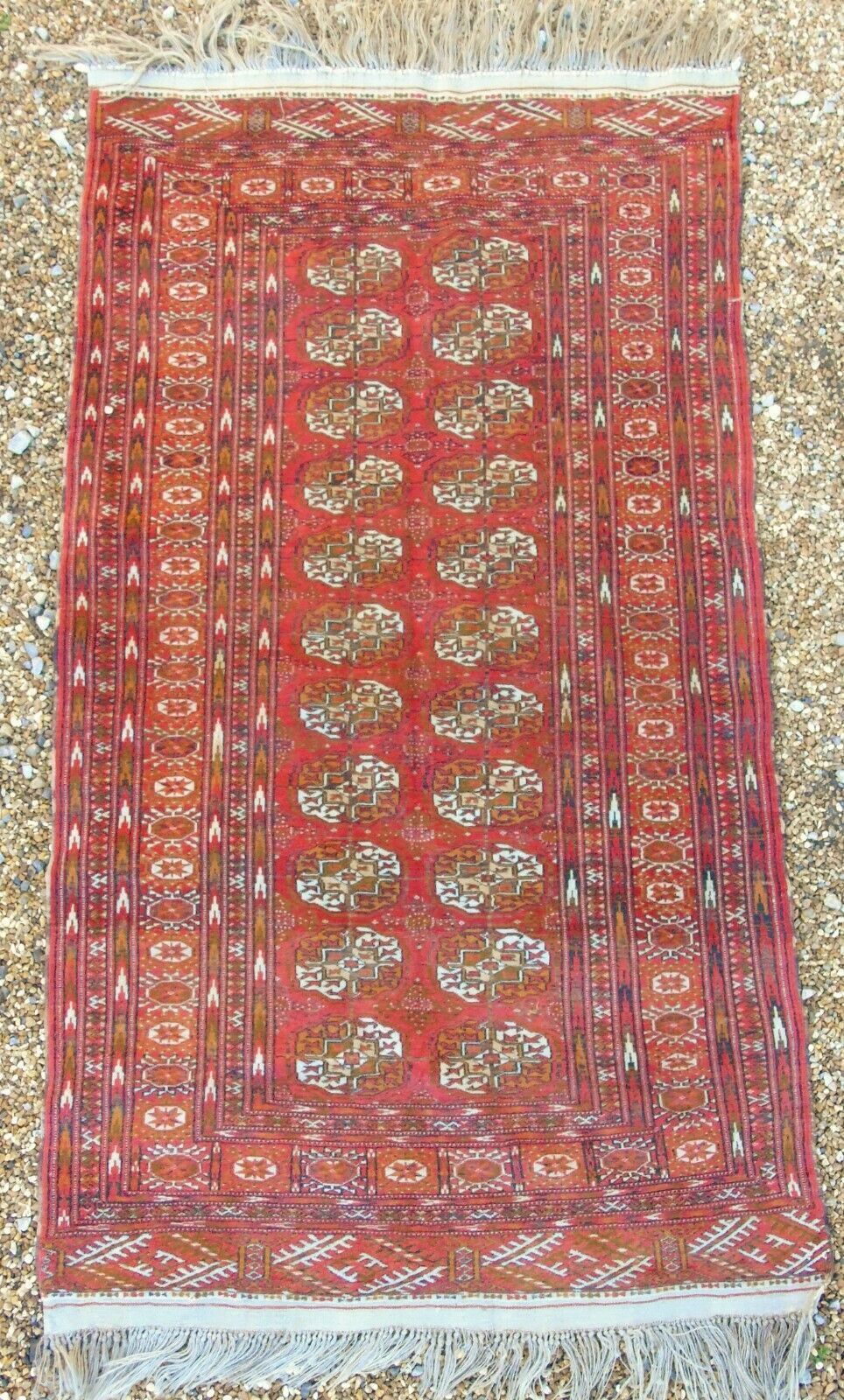 Antique Tekke Turkman Carpet, 1920s