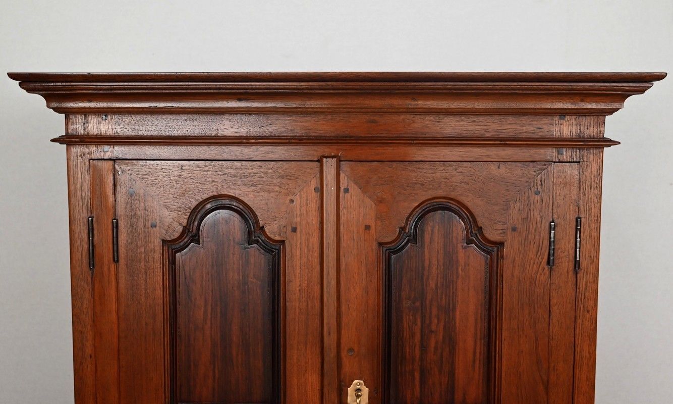 Small Spice Cabinet In Pondicherry Teak   Late 19th Century photo vintage