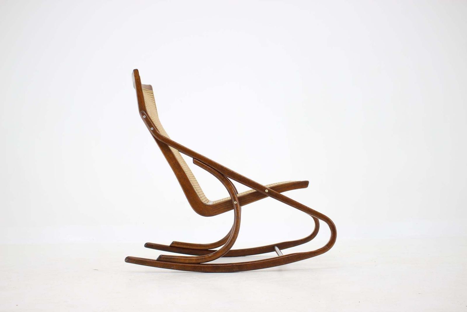 1960s Antonin Suman Bentwood Rocking Chair, Czechoslovakia photo Furniture