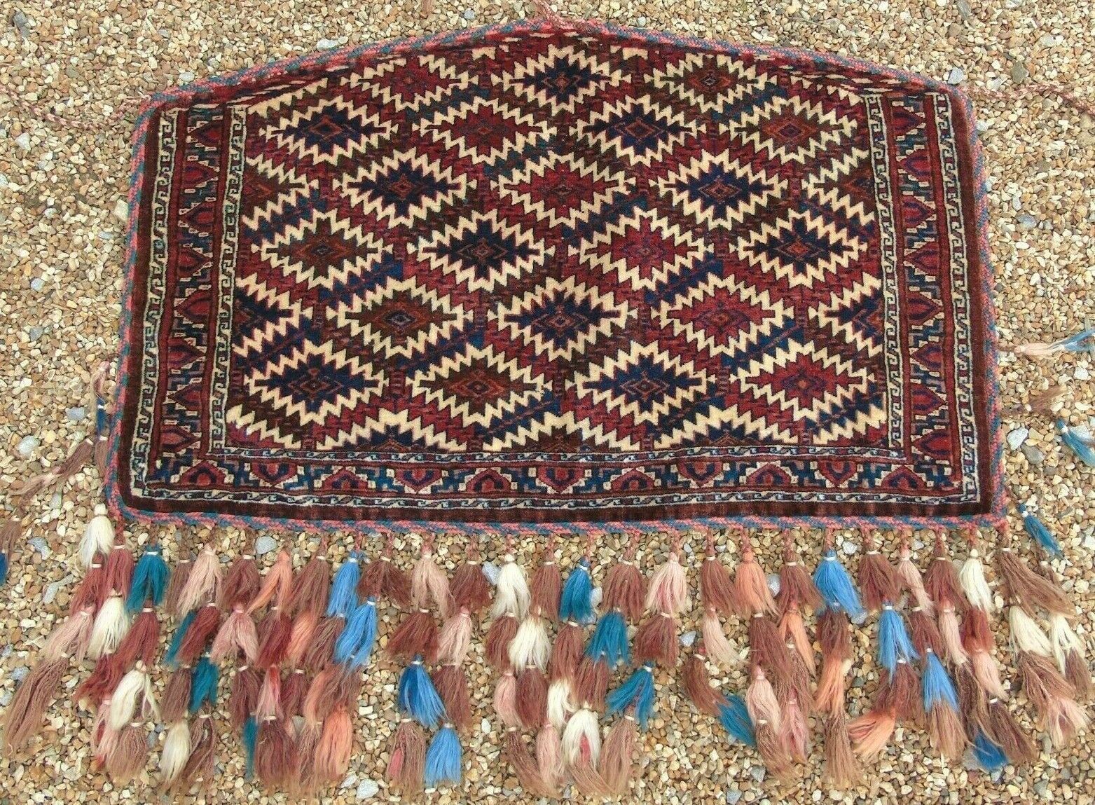 Rare Fabulous Antique Hand Woven Yomut Asmalyk photo furniture