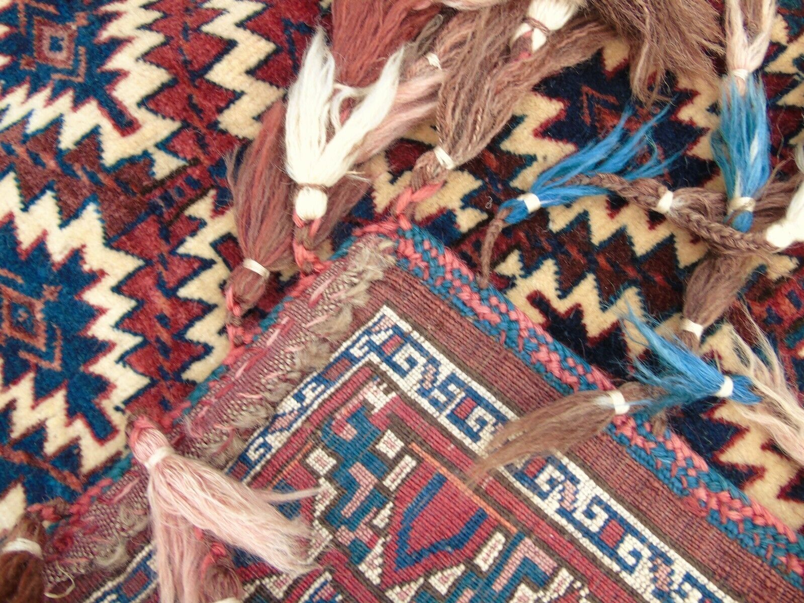 Rare Fabulous Antique Hand Woven Yomut Asmalyk photo 985.0