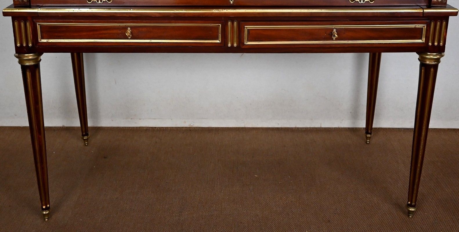 photo buy Important Cylinder Desk In Mahogany, Louis XVI Style, Napoleon III Period   2nd Half Of The 19th Century