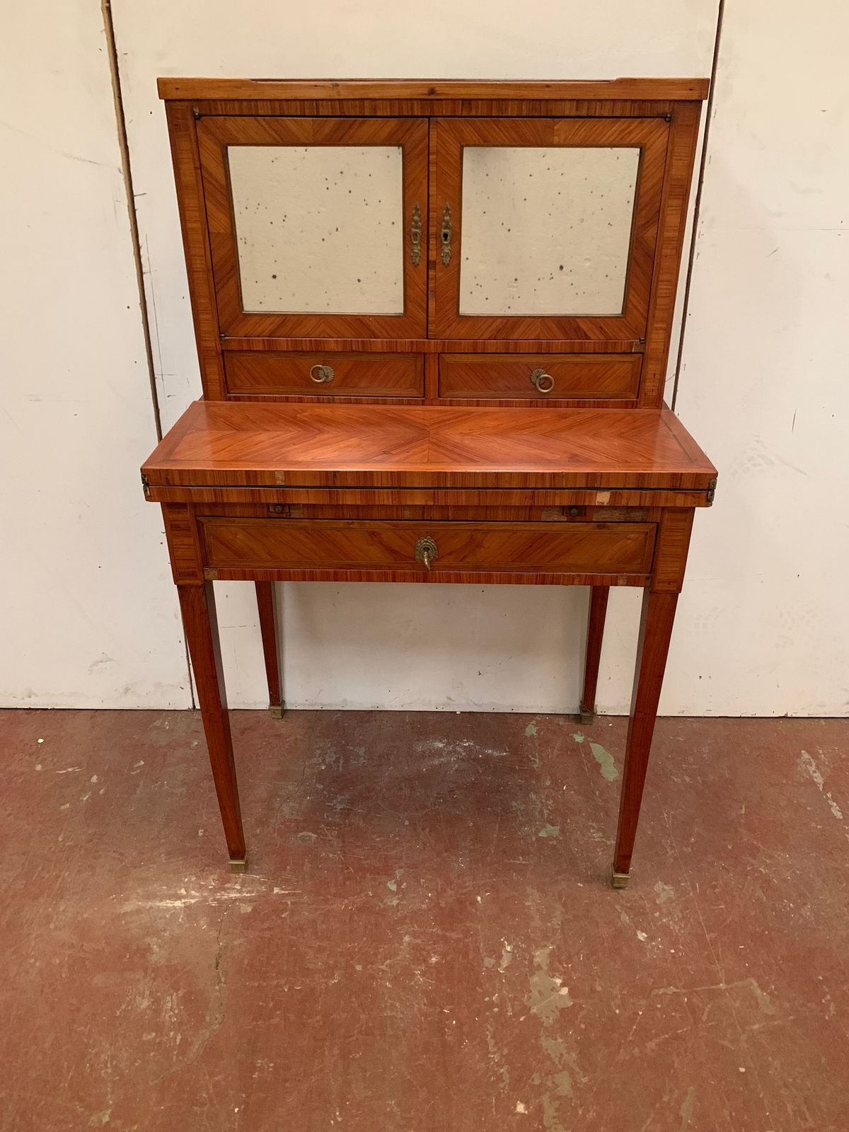 Lady Desk In Rosewood Style Louis XVI XIX Century photo vinterior