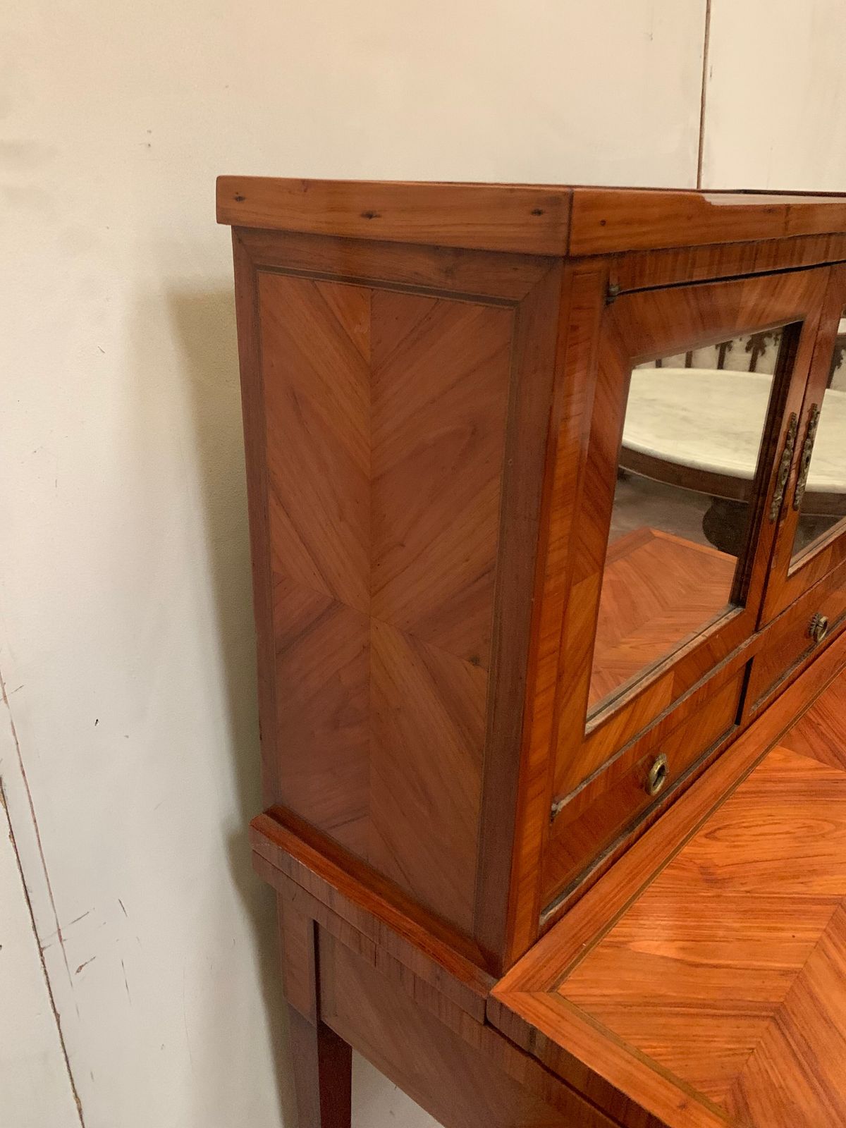 photo for sale Lady Desk In Rosewood Style Louis XVI XIX Century