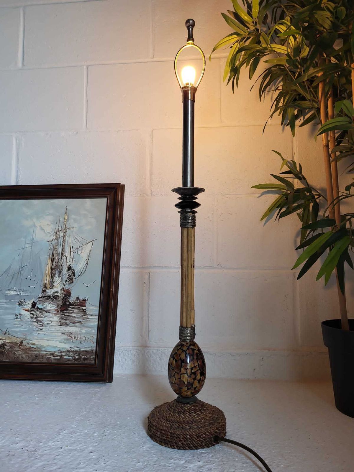 Candlestick Lamp By Maitland Smith