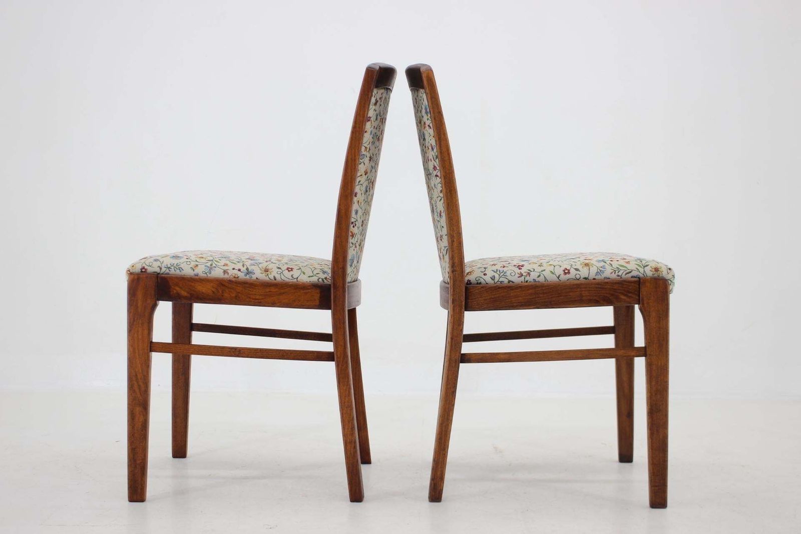 1950s Set Of Four Beech Dining Chair ,Czechoslovakia photo vintage