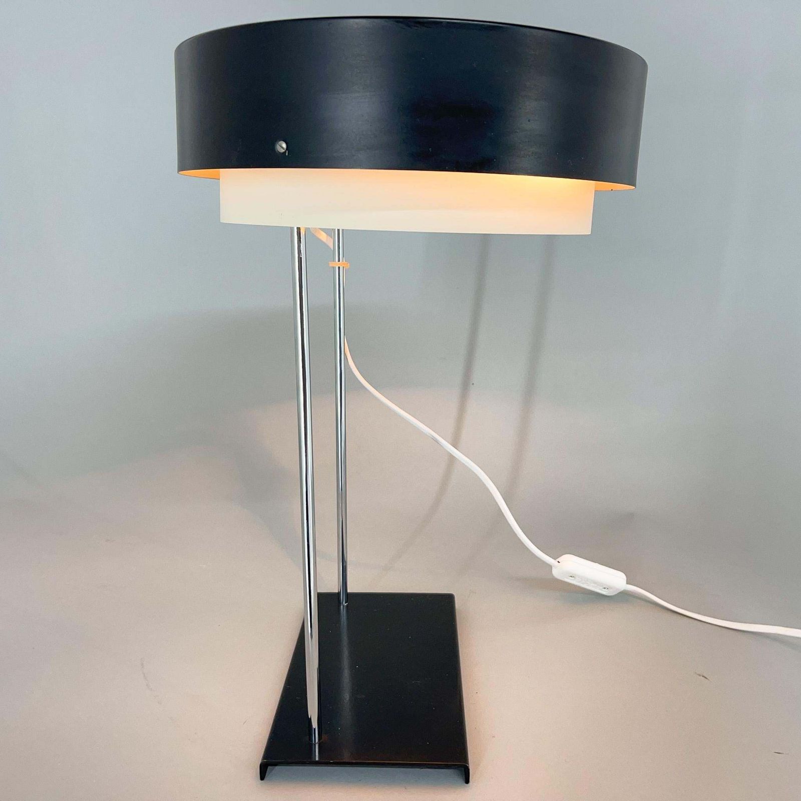 Rare Midcentury Table Lamp By Josef Hůrka For Napako, Marked photo 584.0