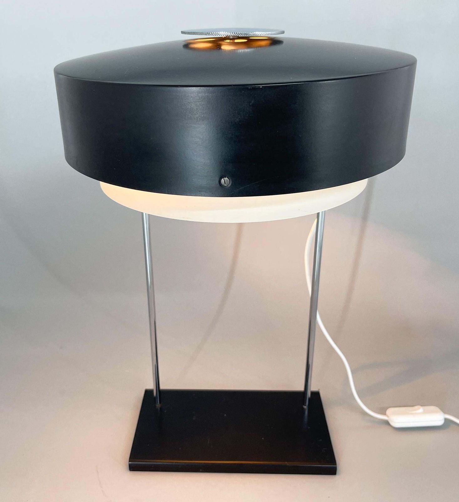 Lighting Rare Midcentury Table Lamp By Josef Hůrka For Napako, Marked photo