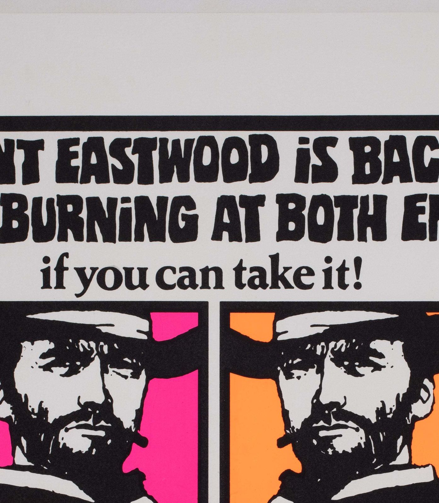 A Fistful Of Dollars / For A Few Dollars More R1969 Uk Quad Double Bill Film Poster photo Art