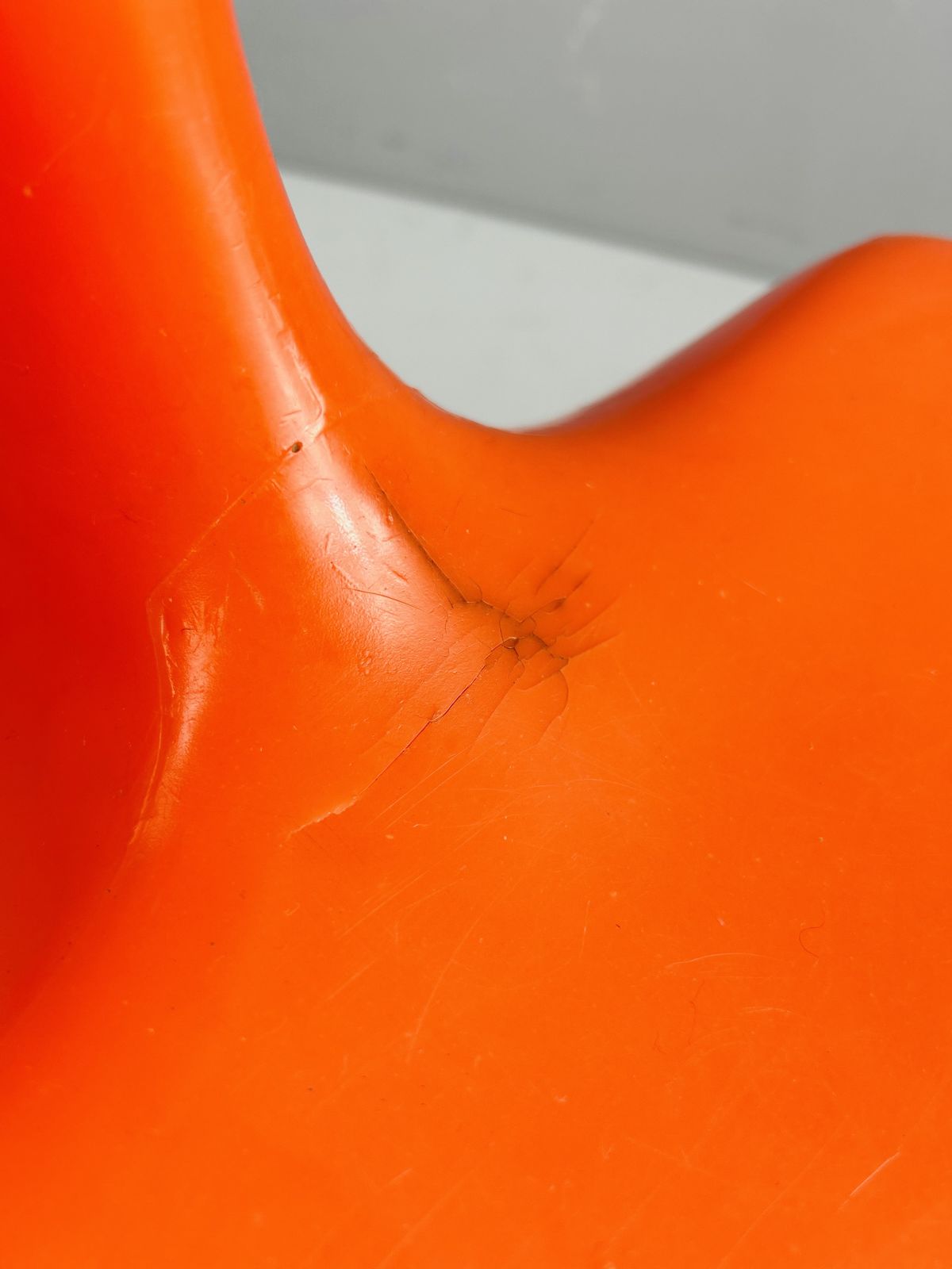 Orange Zocker Children's Chair By Luigi Colani For Top System Burkhard Lübke, 1971 photo for sale