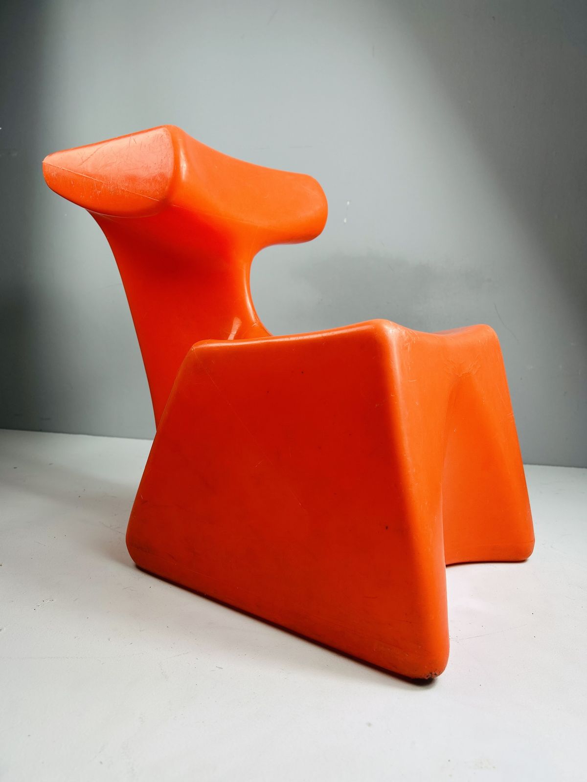 Orange Zocker Children's Chair By Luigi Colani For Top System Burkhard Lübke, 1971 photo 260.0