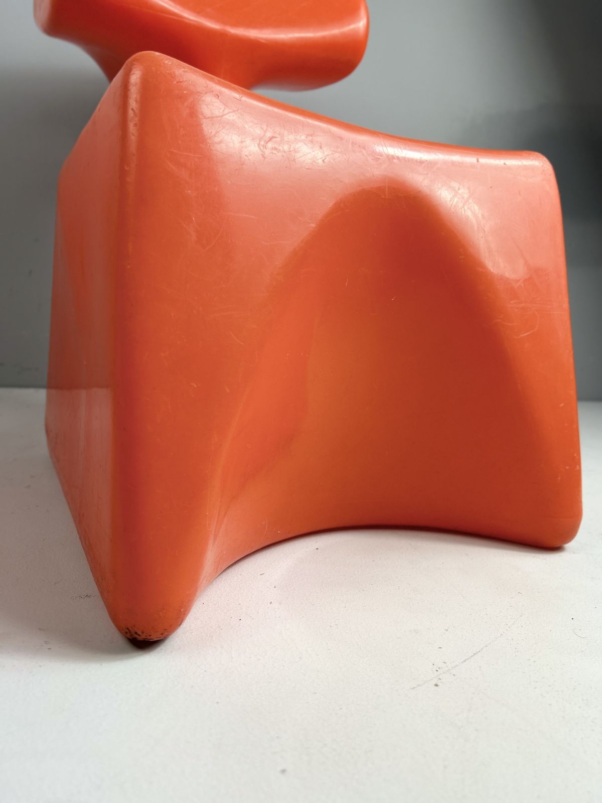 photo buy Orange Zocker Children's Chair By Luigi Colani For Top System Burkhard Lübke, 1971