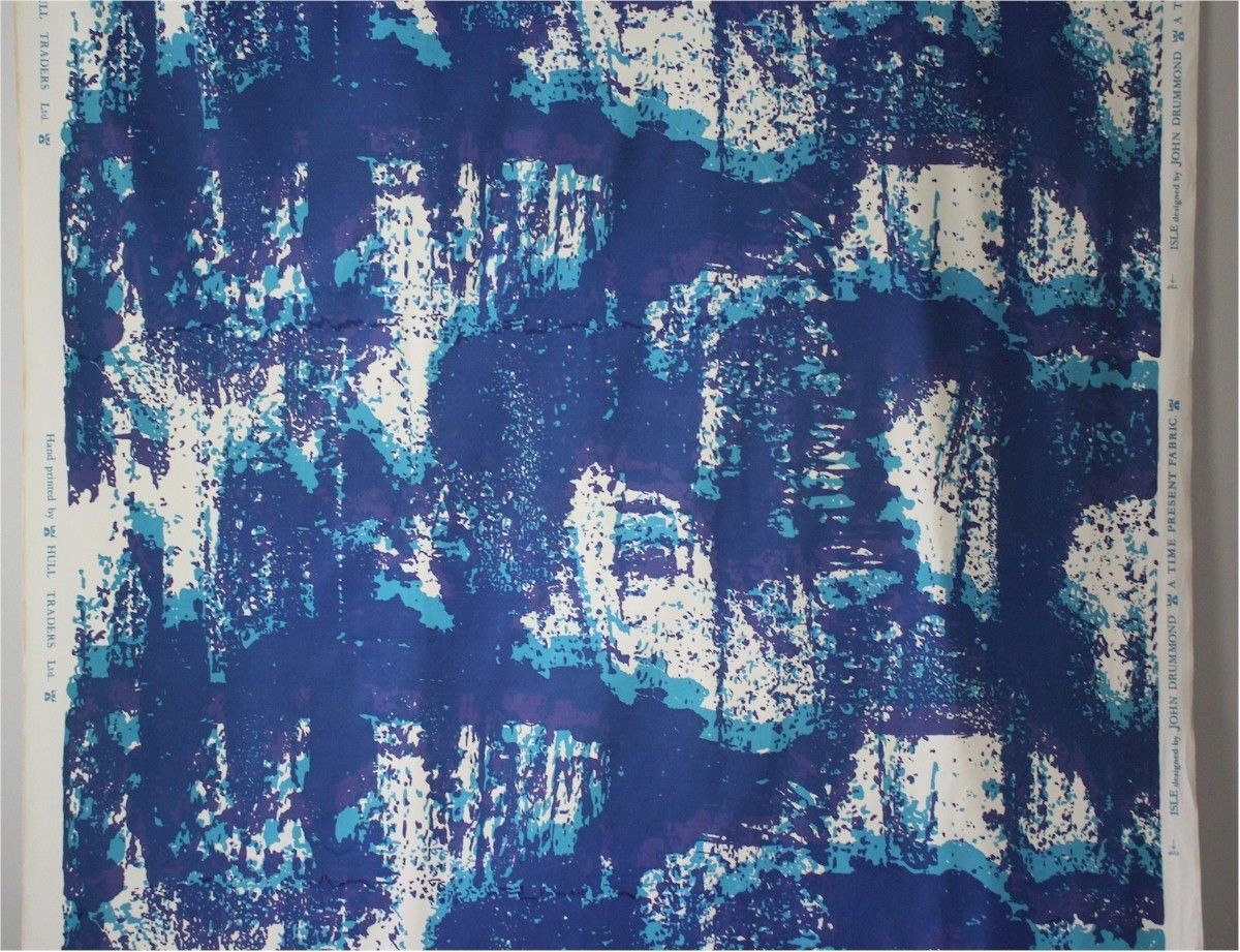 Hull Traders Ltd "Isle" By John Drummond Hand Screen Printed Fabric photo 540.0