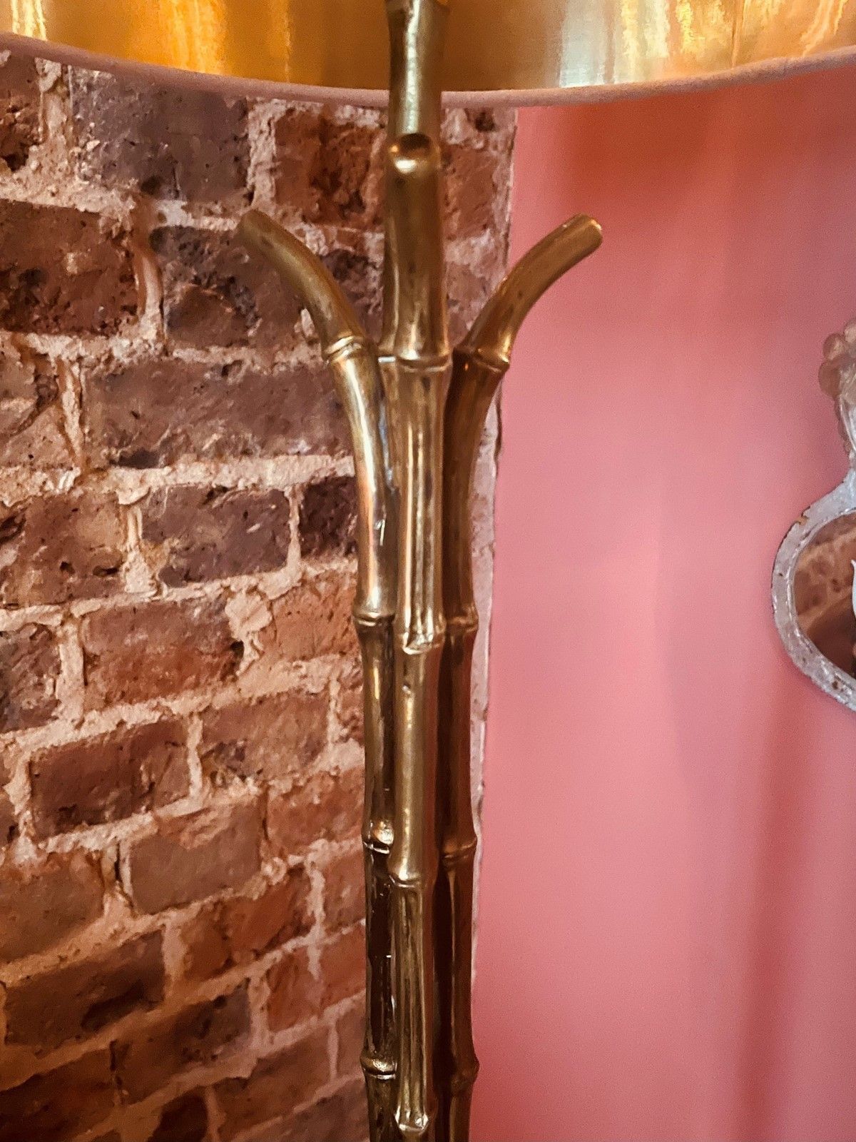 Brass, Faux Bamboo Floor Lamp By Maison Baguès photo furniture