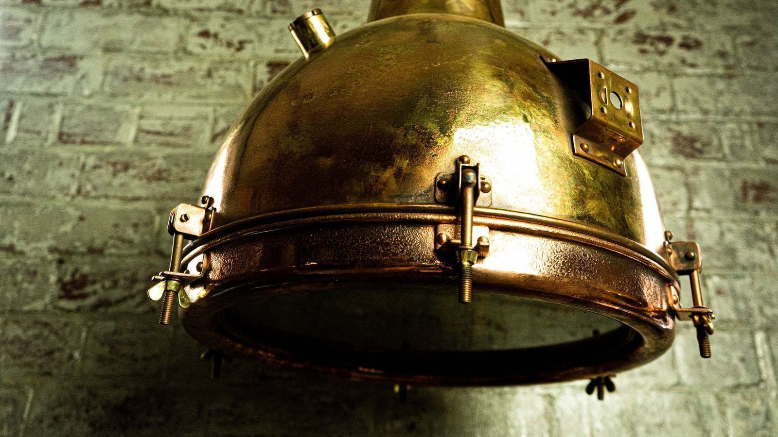Brass Pendant Light, Mid 20th Century photo furniture