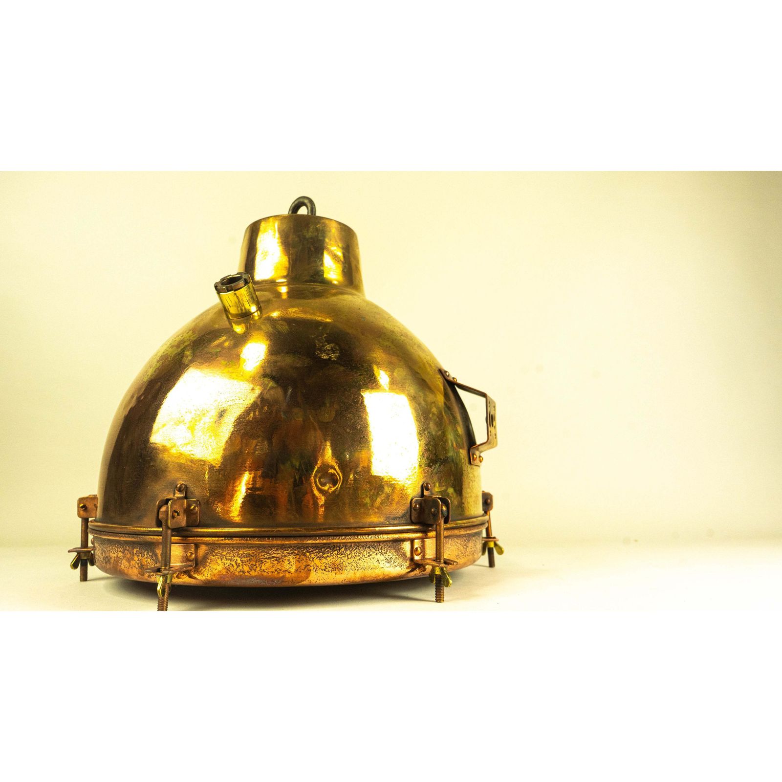 Brass Pendant Light, Mid 20th Century photo buy