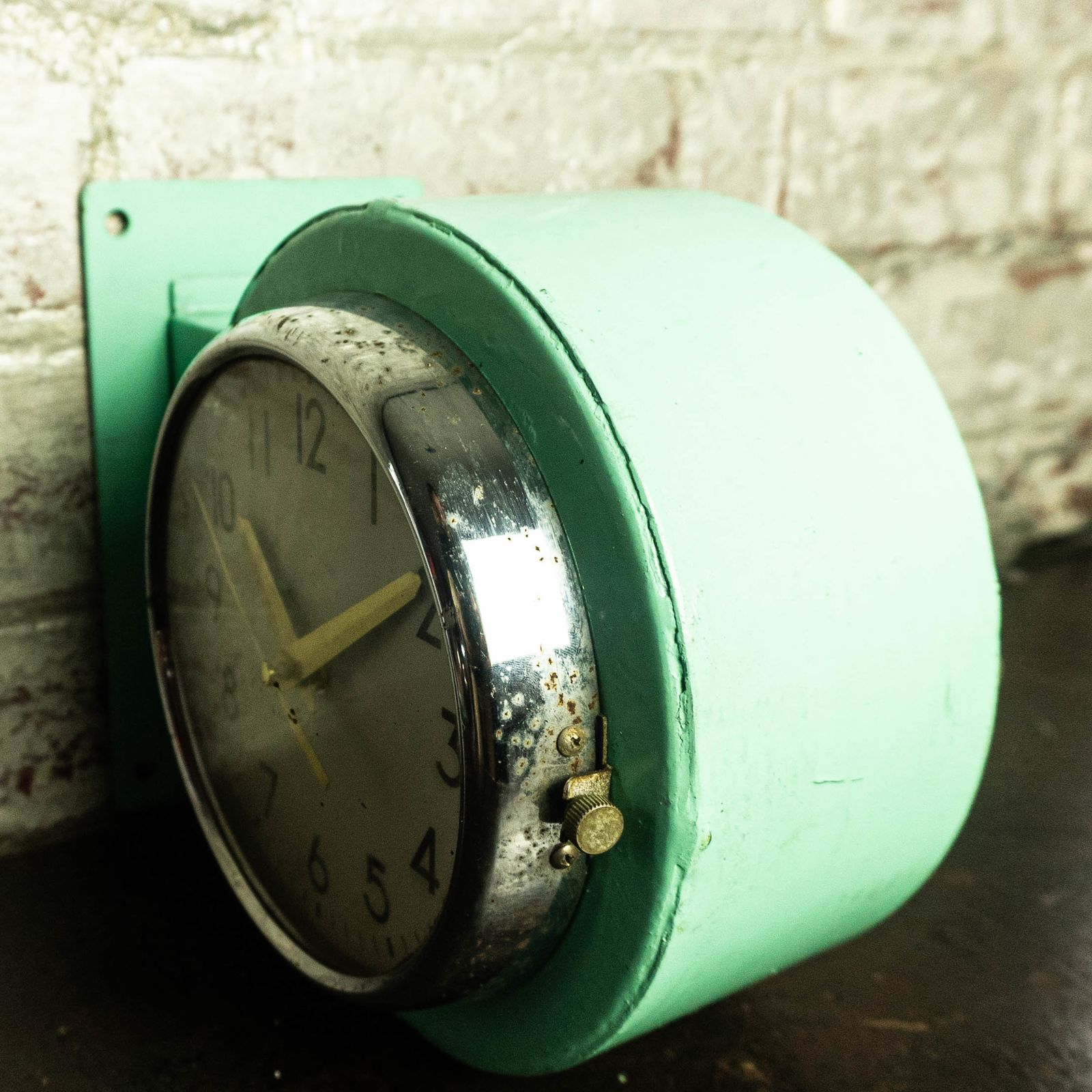 Citizen Double Sided Clock, 1980s photo for sale