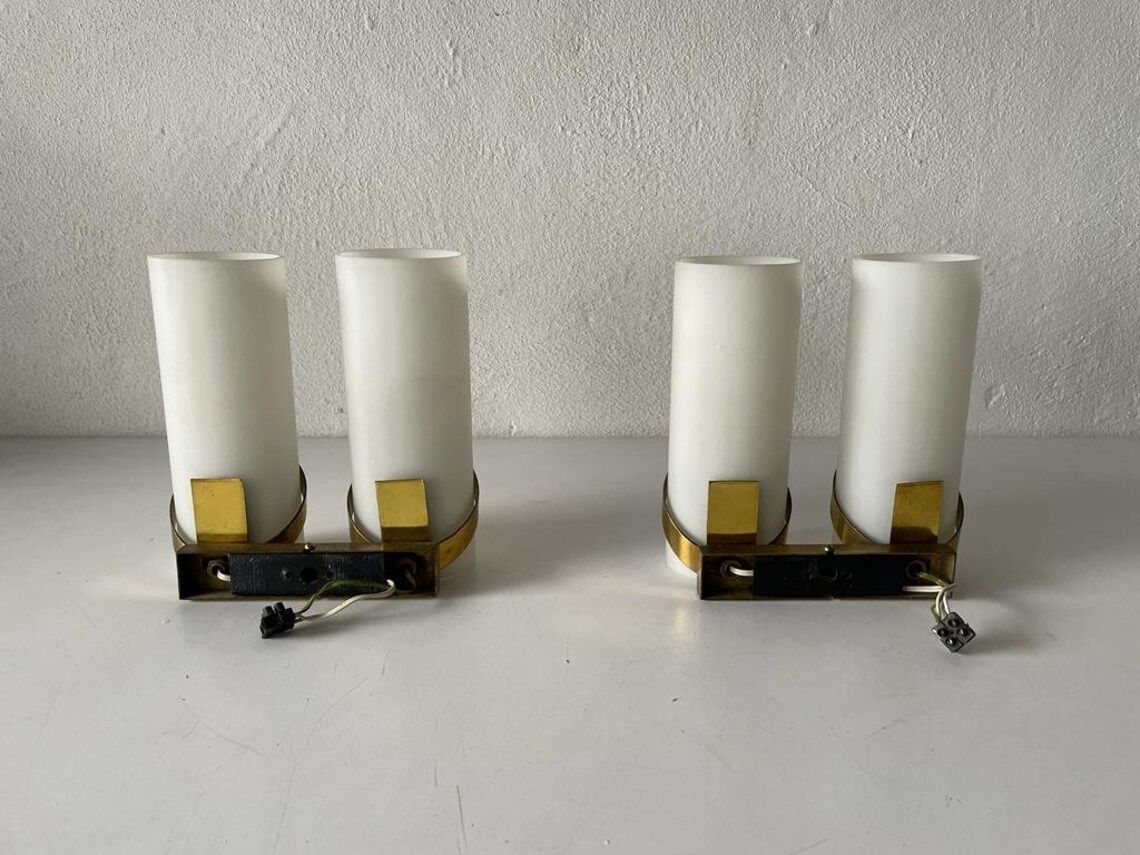 Mid Century Pair Of Sconces By Stilnovo 1950s Italy photo buy