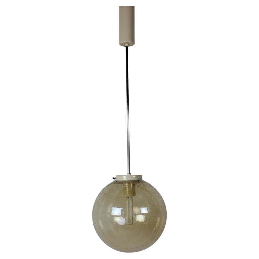Mid Century Glass Pendant Czechoslovakia, 1982, Up To 10 Pieces
