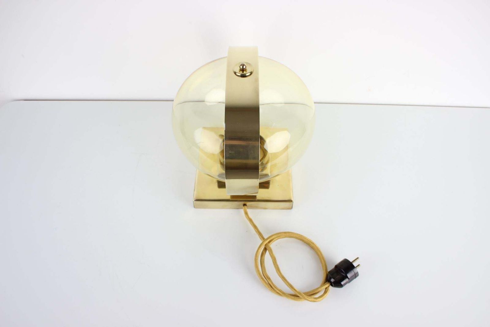 Preciosa Gold Wall Lamp Or Table Lamp / Kamenický šenov, 1970s photo 607.0