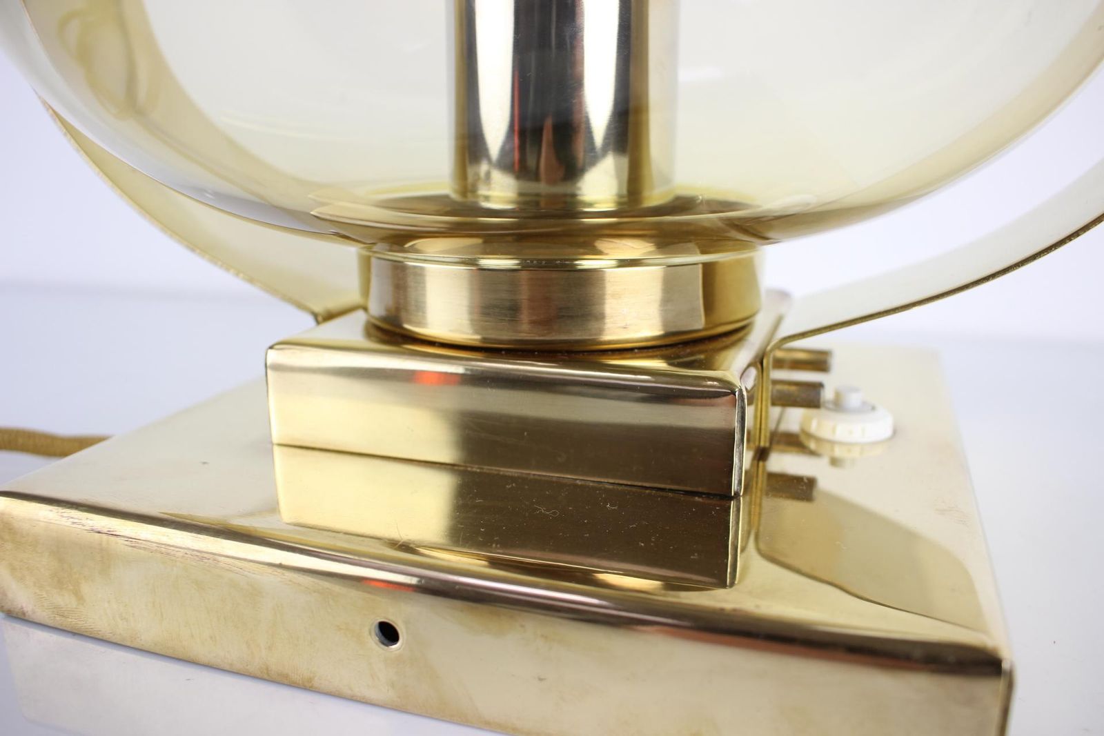 photo furniture Preciosa Gold Wall Lamp Or Table Lamp / Kamenický šenov, 1970s