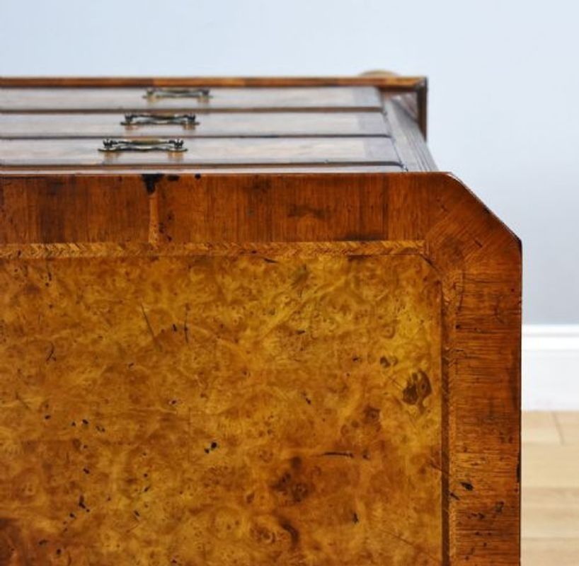 George III Burr Walnut Chest Of Drawers photo vinterior