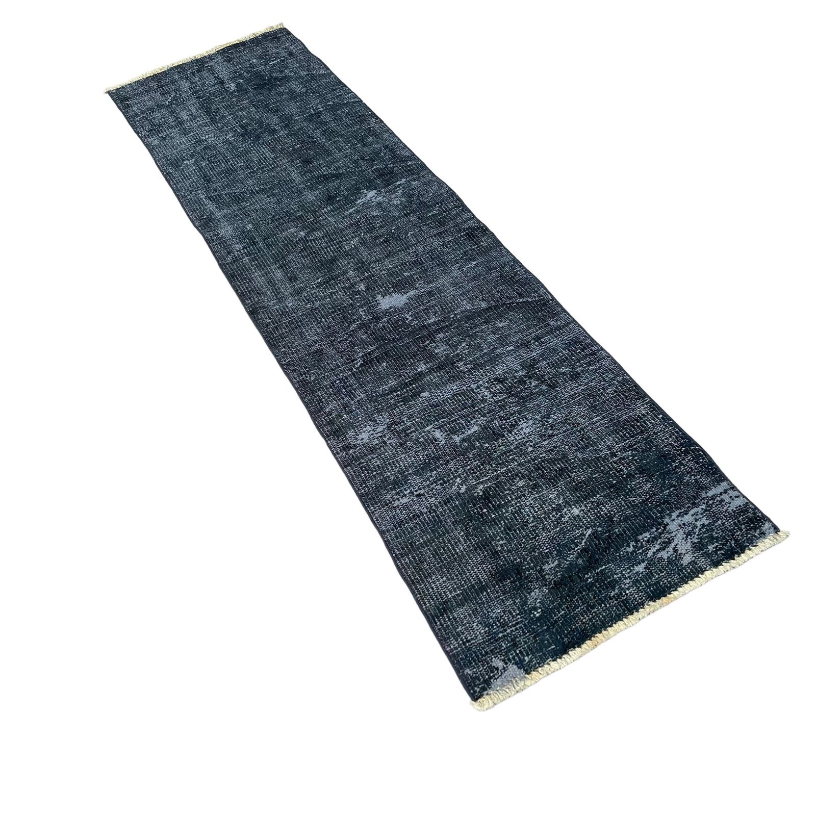 Distressed Turkish Narrow Runner Wool Vintage Rug Runner, 210 X 58 Cm photo 349.97