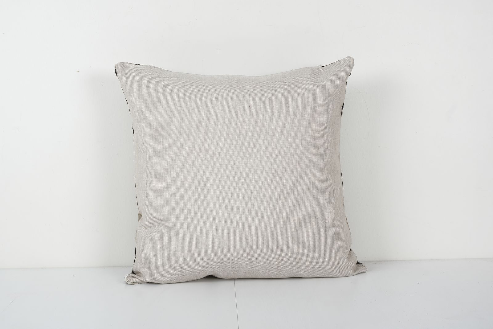 Silk Ikat Velvet Pillow, Silk Square Designer Cushion Cover, Boho Chic Pillow 21'' X 22'' photo 70.0