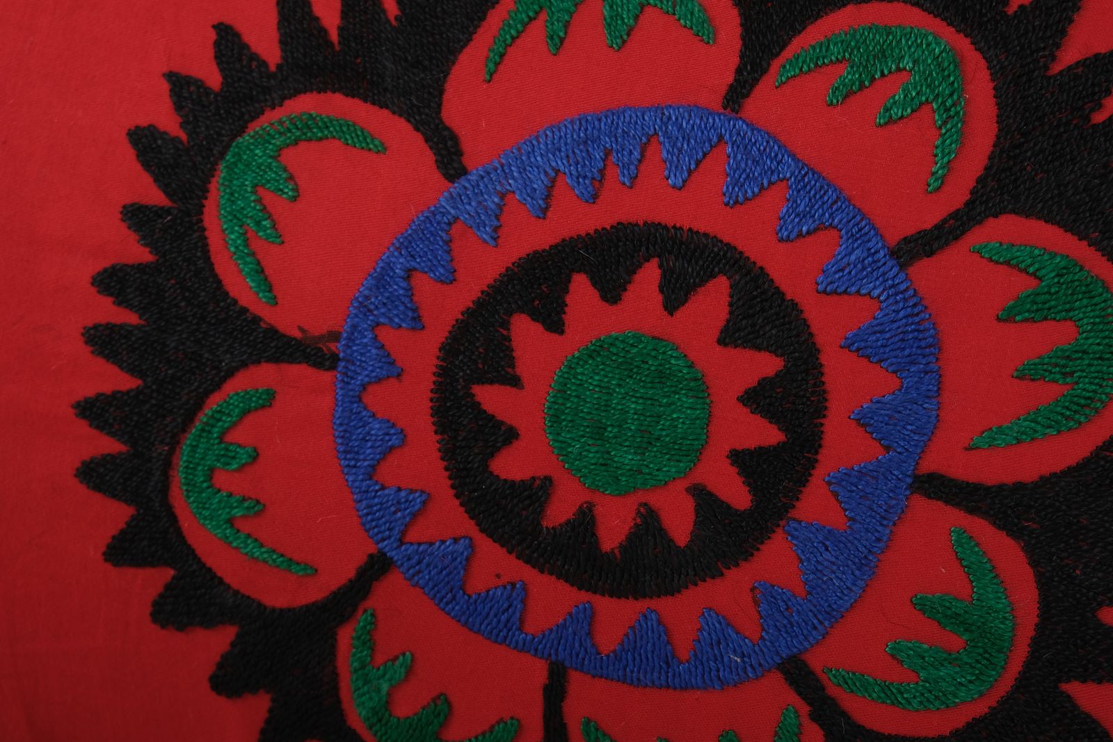 Suzani Body Pillow Fashioned From A Tashkent Suzani, Long Uzbekistan Hippie  14'' X 30'' photo furniture