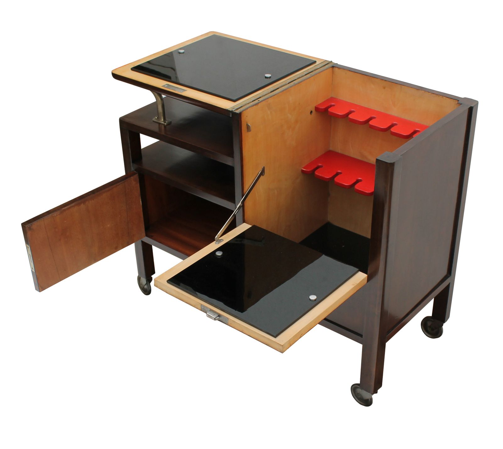1930's Modernist Drink Cabinet Model D 625 By Thonet photo Furniture