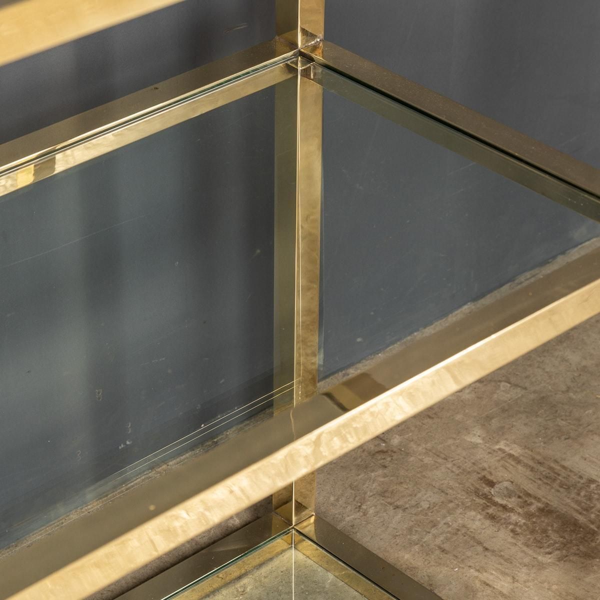 photo vintage 20th Century Chromed Brass Etagere, C.1970