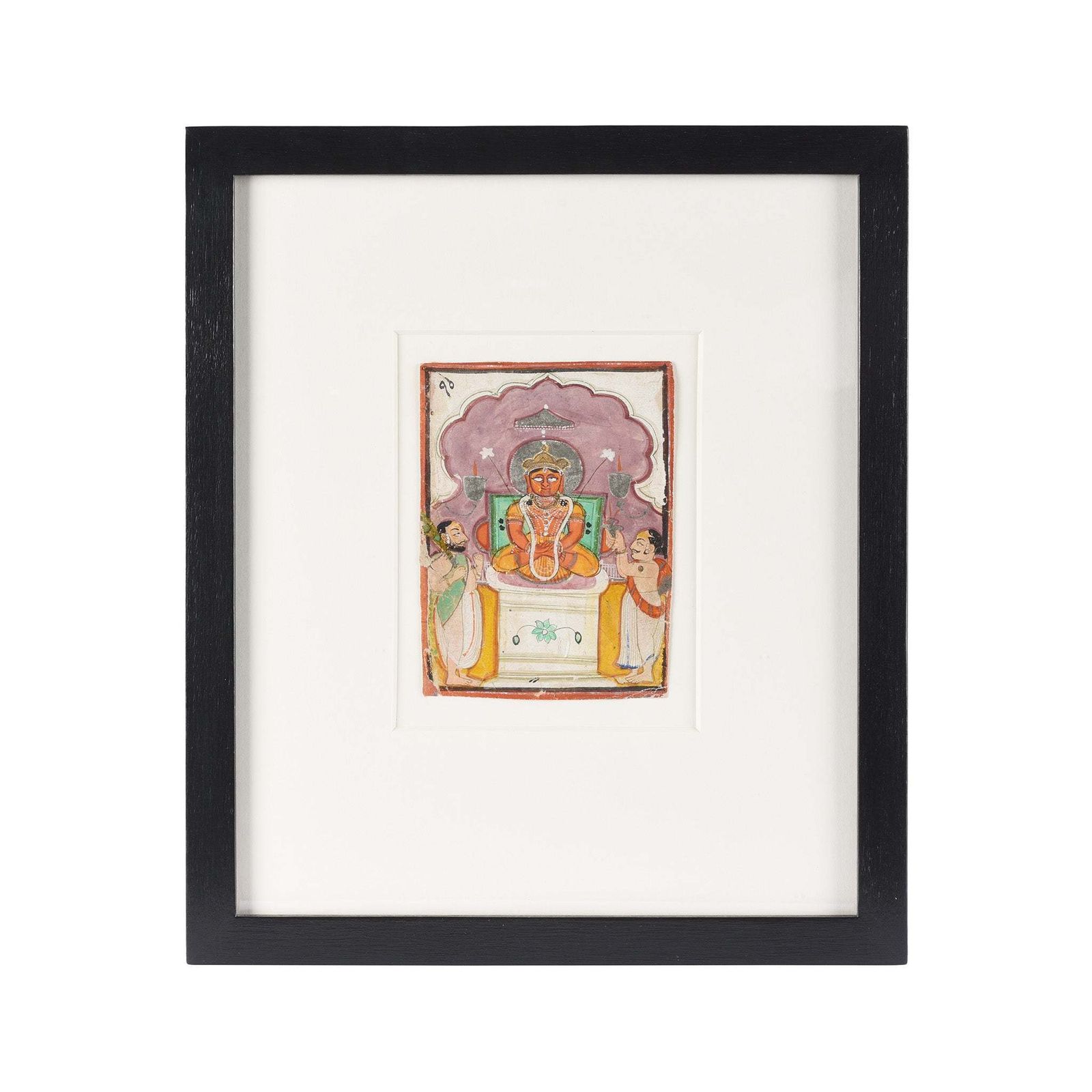 Jain Painting On Paper From Rajasthan   Ca 1800
