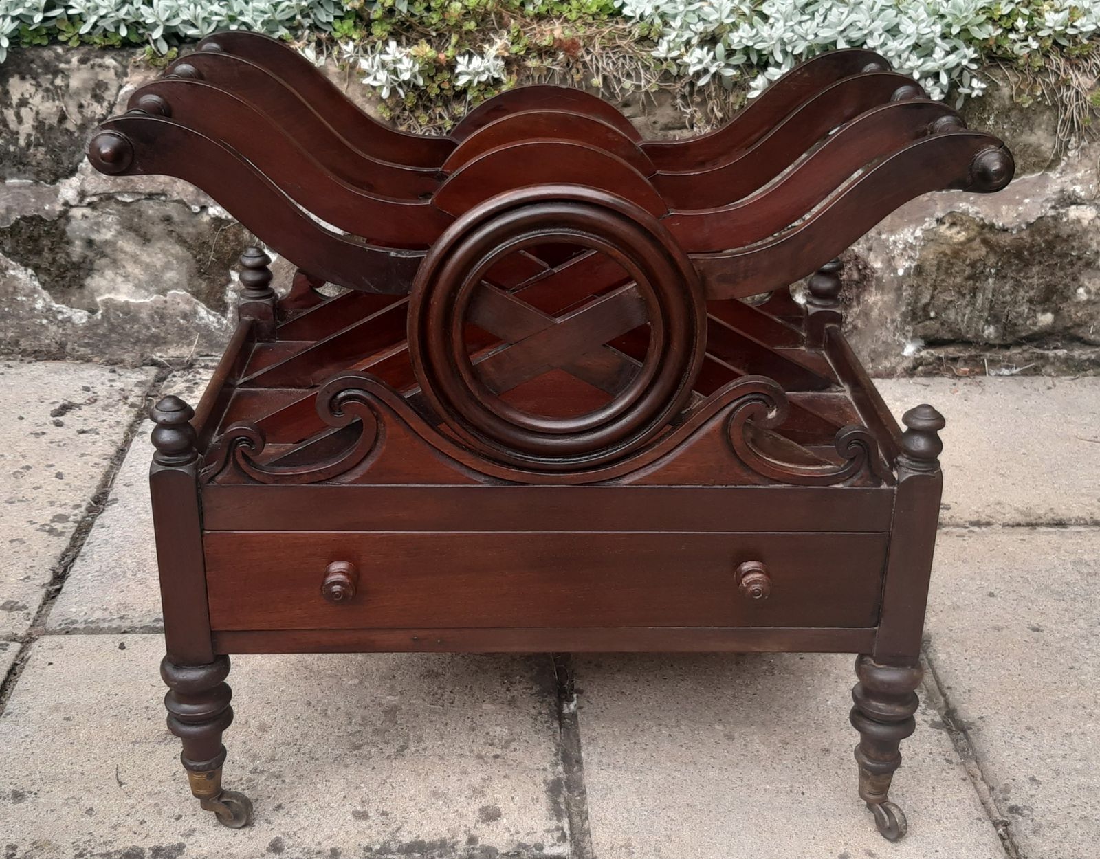 Early 19th Century Mahogany Canterbury