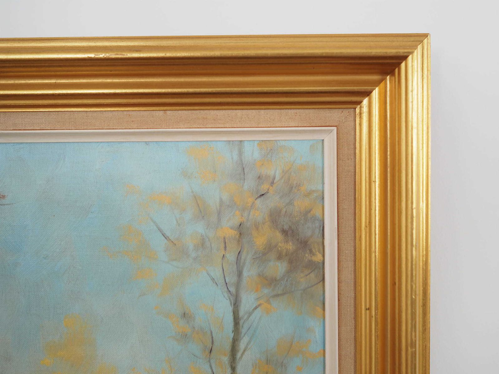 Painting „The Forest Road”, Scandinavian Design, 1970s photo buy