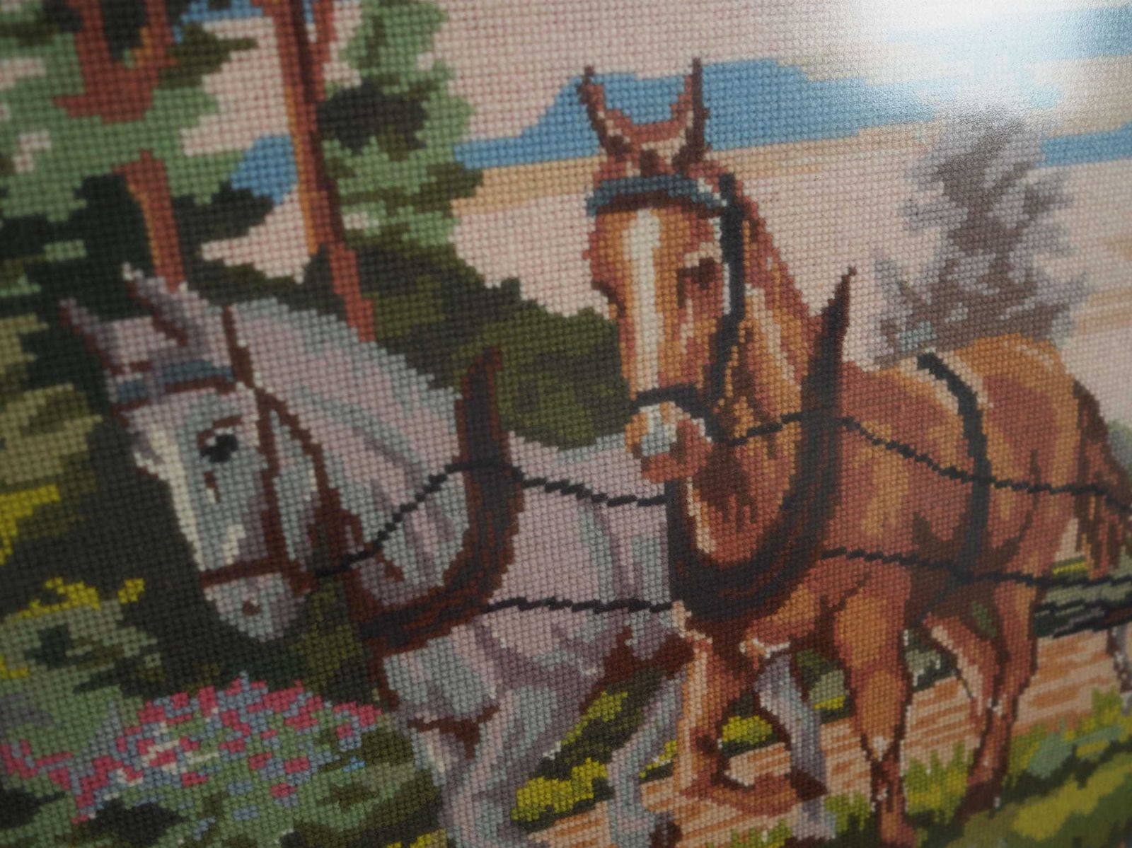 Painting "The Farmer”, Scandinavian Design, 1970s photo vinterior