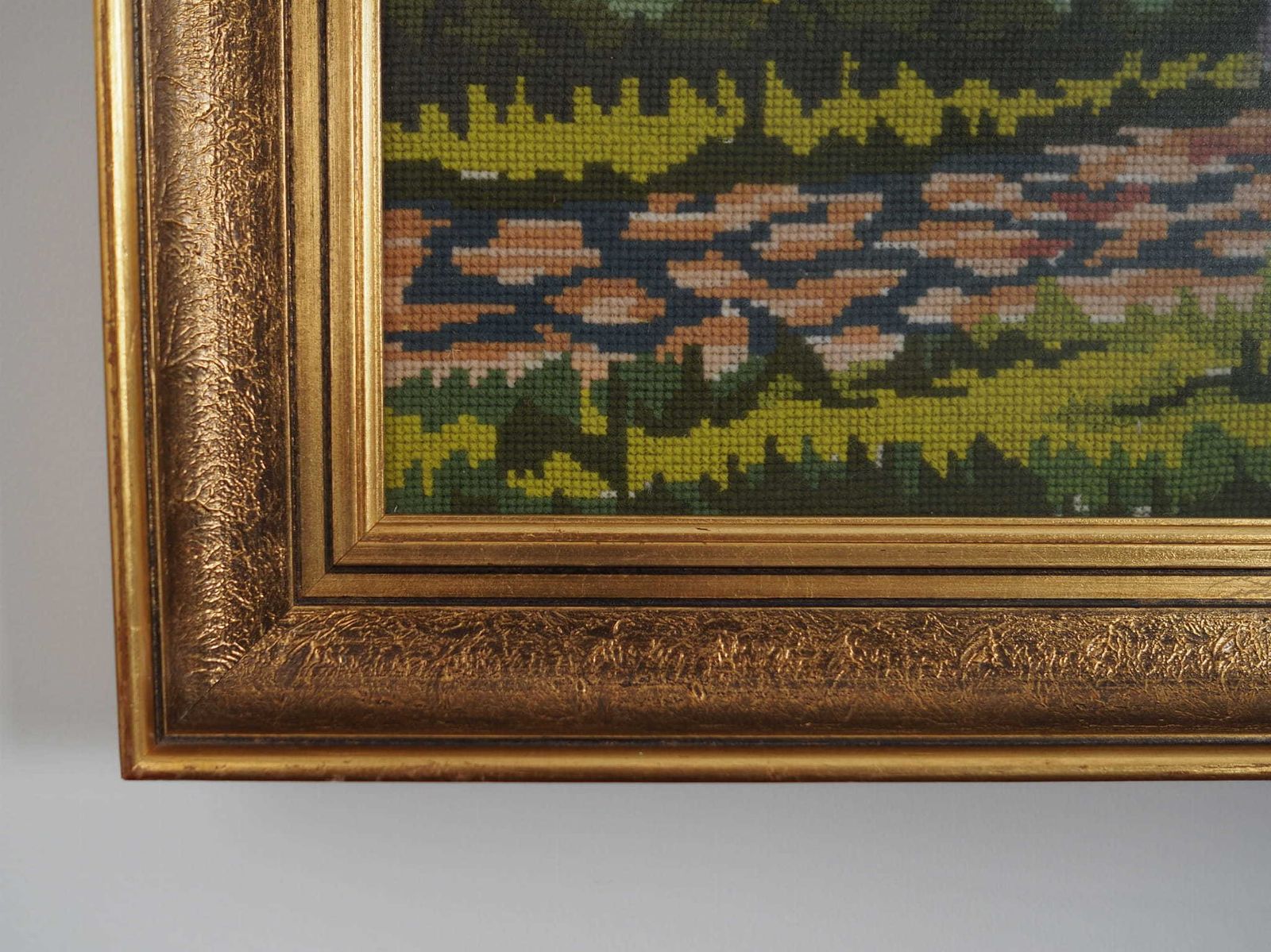Painting "The Farmer”, Scandinavian Design, 1970s photo vintage