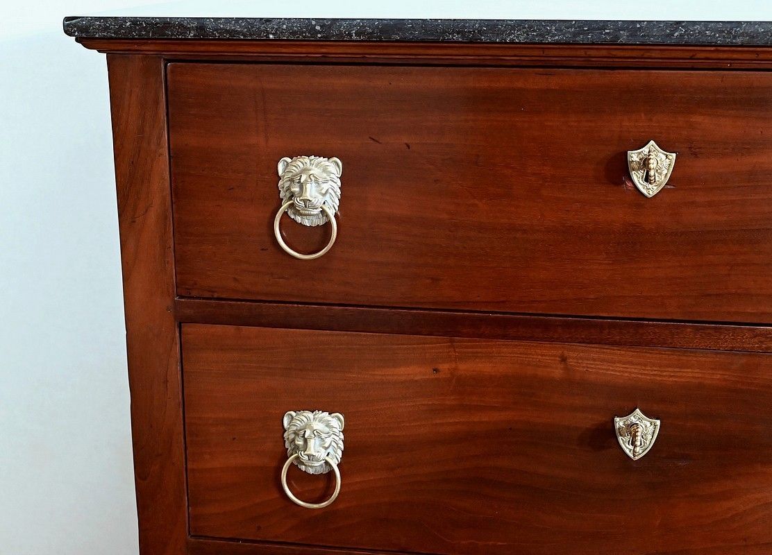 Small Mahogany Commode, Return From Empire Egypt, Early 19th Century photo buy